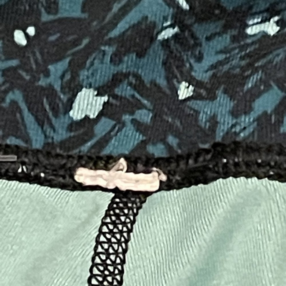 Lululemon Wunder Under Pant (Stirrup) Mountain Peaks Forage Teal Size 6 - Picture 7 of 7